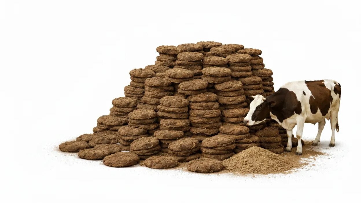 cow dung organic fertilizer natural cow manure for farming and agriculture